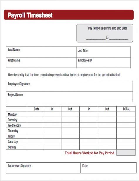 Payroll Spreadsheet Template | PDF Template