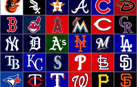 All MLB Baseball Team Logos | Mlb team logos, Baseball teams logo, Mlb ...