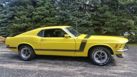 1970 Boss 302 Mustang Yellow - Classic Ford Mustang 1970 for sale