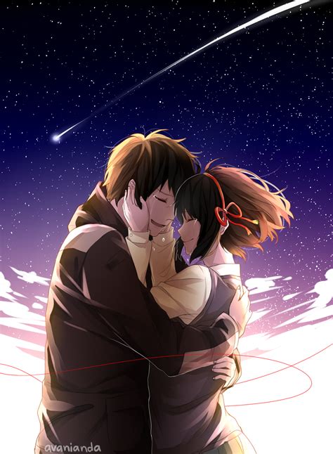 Kimi No Na Wa Characters, Kimi no Na wa || Taki Tachibana, Mitsuha Miyamizu. | Kimi ... : Maybe ...