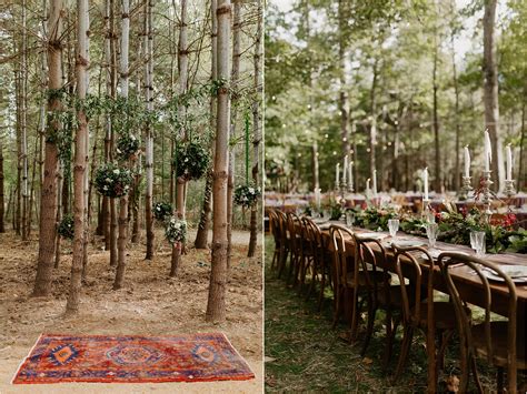 Madison & Ben's Intimate, Autumn Wedding in the Woods - Paisley & Jade ...