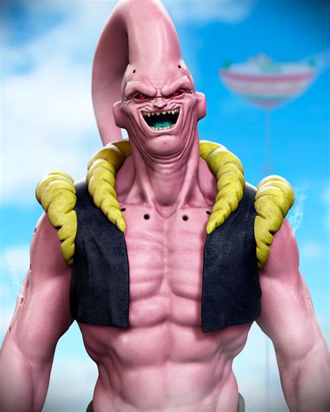 ArtStation - Super Buu - Gotenks Absorbed