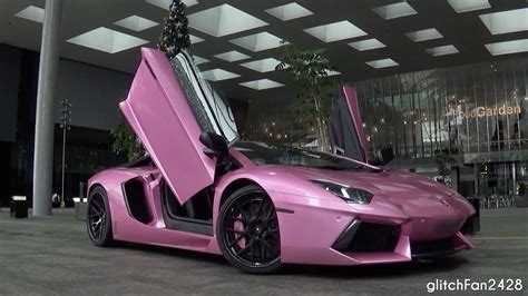 Pink Lamborghini Aventador w/ ADV1 Rims - Quick Overview - YouTube