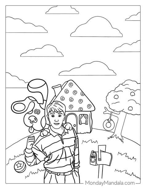 30 Blue's Clues Coloring Pages (Free PDF Printables)