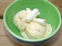 Nougat ice cream and kiwi sorbet recipe