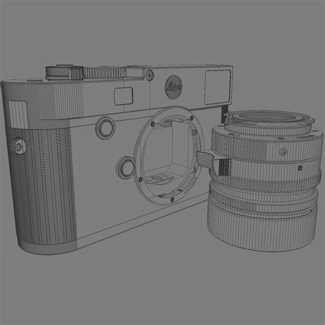 digital camera leica m 3d model