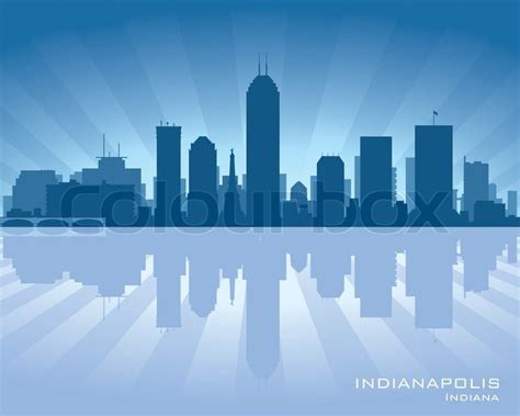 Indianapolis, Indiana skyline | Stock Vector | Colourbox