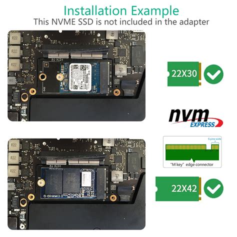 M2 SSD Adapter For Macbook A1708 NVMe M.2 NGFF SSD... – Grandado