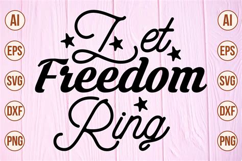 Let Freedom Ring Svg Graphic by Crafts SVG · Creative Fabrica