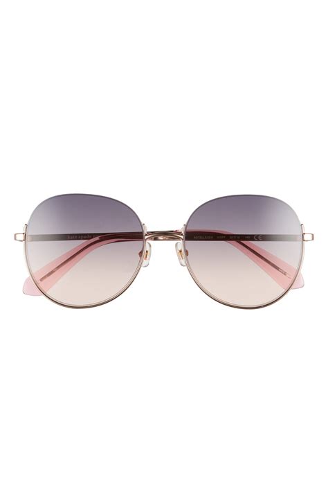 Women’s Kate Spade New York Astelle 55mm Gradient Round Sunglasses ...