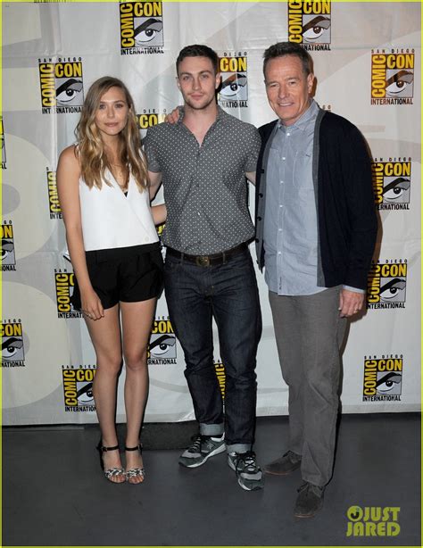 Elizabeth Olsen & Aaron Taylor-Johnson: 'Godzilla' at Comic-Con: Photo ...