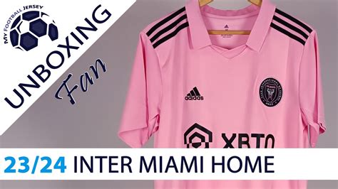 Inter Miami CF Home Jersey 2023 Messi (JJSport) Fan Version Unboxing ...