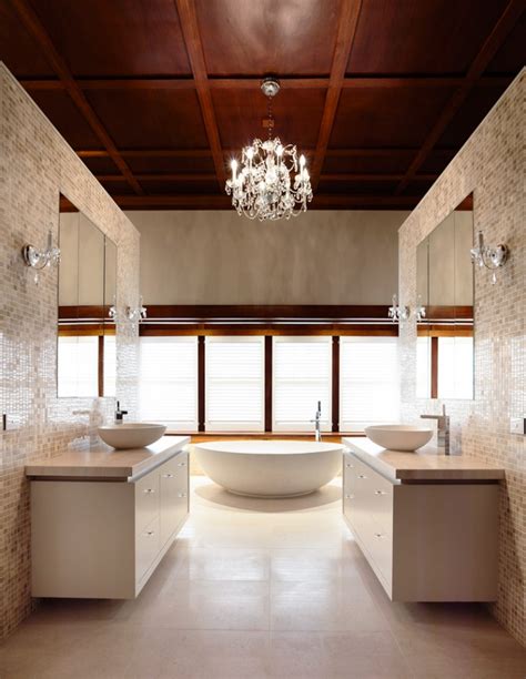 20+ Bathroom Chandelier Designs, Decorating Ideas | Design Trends ...