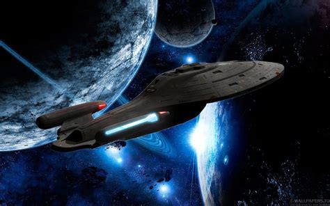 Uss Voyager (ncc 74.656) Desktop Hd Wallpaper 1920x1200 : Wallpapers13.com