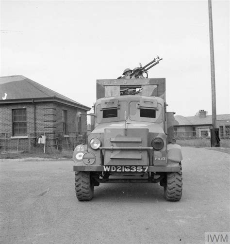 Airfield defence: an armoured Bedford truck mounting Lewis-guns at Mildenhall, Suffolk | Wwii ...