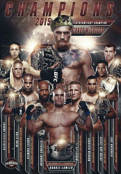 2015 UFC Champions | Ufc, Ufc boxing, Mma boxing