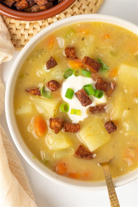 Vegan Potato Soup - Vegan on Board