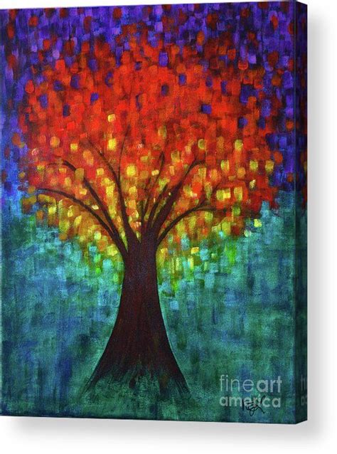 The Tree of Life Acrylic Print by Nadine Larder | Tree of life painting ...