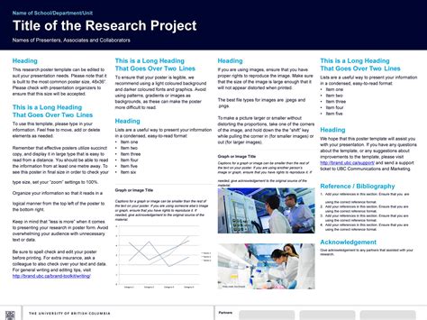 Research Poster Free Template