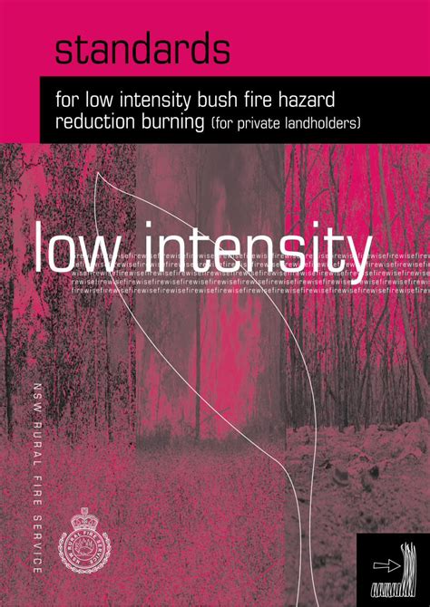 (PDF) Standards for low intensity bush fire hazard reduction ... · a rule of thumb, on flat ...