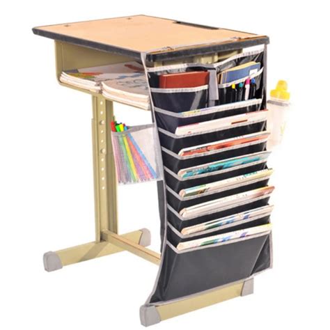 Adjustable Stationery Organizer Students Classroom Desk Hanging Books ...