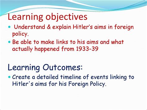 Hitler’s Foreign Policy - ppt download