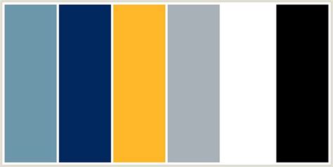 Black, white, light grey, navy blue, medium blue and golden yellow color scheme | Blue color ...