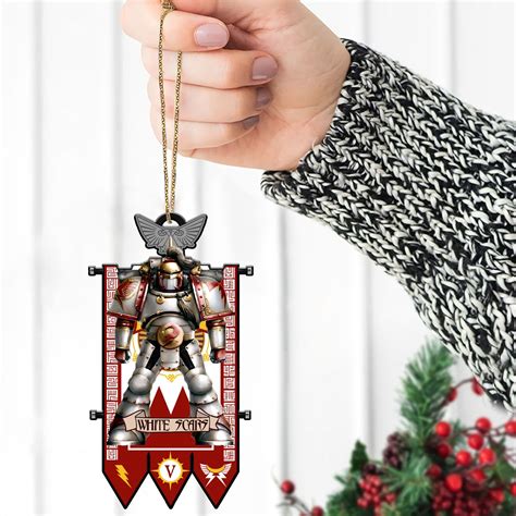 Warhomie 40K WHITE SCARS Ornament Christmas - warhomie.com