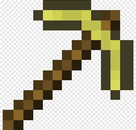 Minecraft: Pocket Edition Pickaxe Minecraft mods, Goldmine, angle, text png | PNGEgg