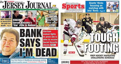 Jersey Journal front and back page news: Thursday Dec. 22 - nj.com