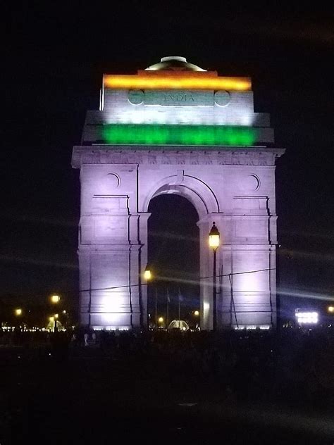 India Gate, delhi, nightview, HD phone wallpaper | Peakpx