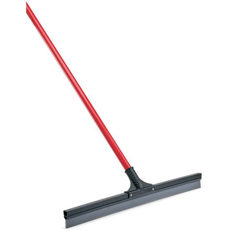 Libman Grey Rubber Floor Squeegee With Red Handle - 5 1/2"L x 4 1/2"W x 59"H