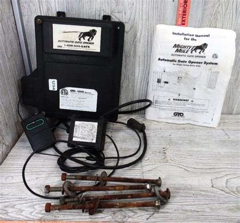 Mighty Mule Automatic Gate Opener - Dunker Auction