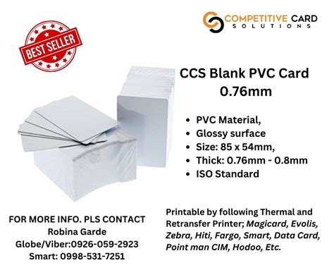 BLANK PVC CARDS FOR ID PRINTER, Computers & Tech, Office & Business ...