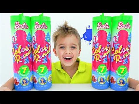 Vlad dan Nikita bermain dengan Boneka Barbie Color Unveal - YouTube ...