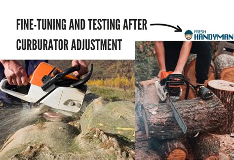 Stihl carburetor adjustment. Chainsaw: 4 Easy Steps