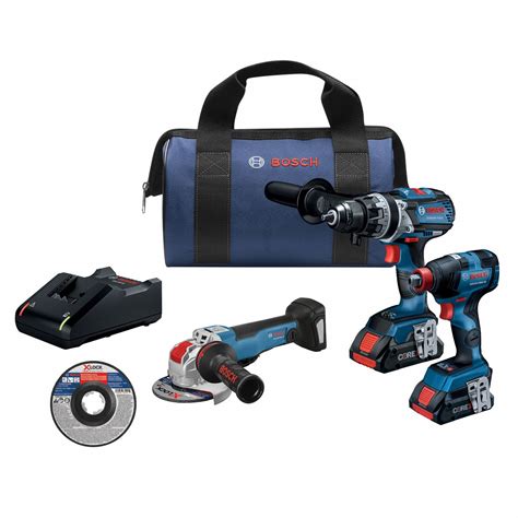 BOSCH, 18 V Volt, 2 Tools, Cordless Combination Kit - 349JL1|GXL18V ...