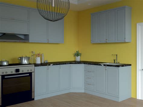 8 Cabinet Color Ideas For Kitchen with Yellow Walls - roomdsign.com