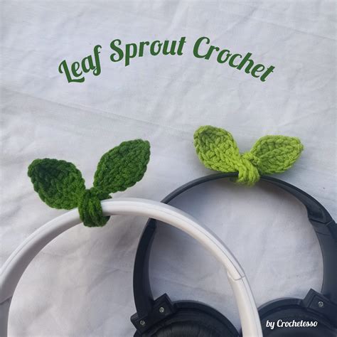 Leaf Sprout Crochet | Headphone Decoration | Shopee Singapore