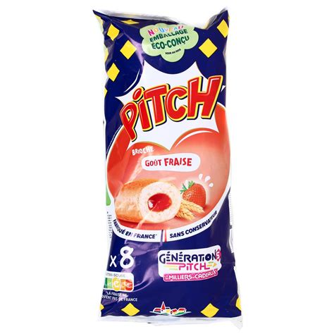 Livraison à domicile Pasquier Pitch Fraise, 300g, 8 brioches