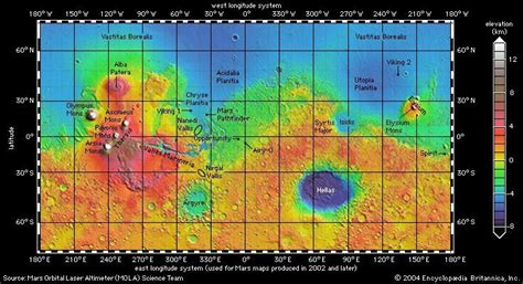 Mars - Craters, Valleys, Plains | Britannica