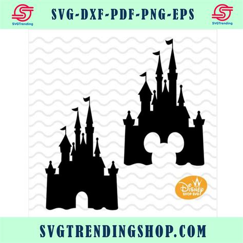 Disney Castle Svg Disney Castle With Mickey Head Png - vrogue.co