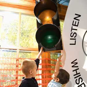 little boys playing with a traffic light | Safety games for kids, Traffic light, Games for kids