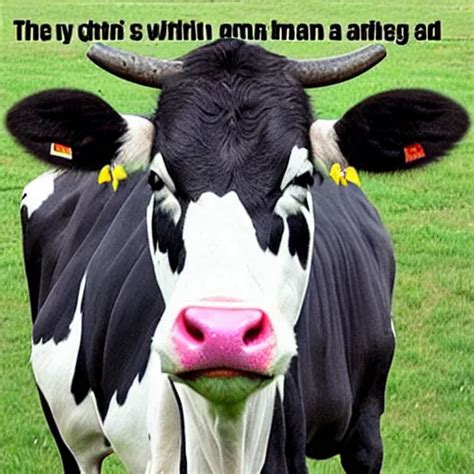 Funny Cow Face Meme