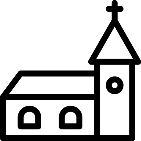 Church Vector SVG Icon - SVG Repo