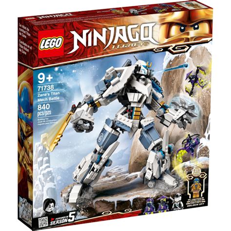 LEGO Ninjago Sets: 71738 Zane's Titan Mech Battle NEW -7173