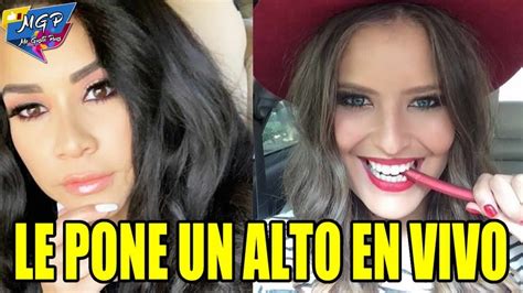 Carolina Sandoval le pide a Vanessa que deje de darle megusta a su esposo - YouTube