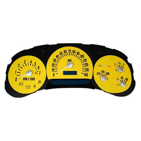 US Speedo® - Chevy SSR GAS 2003-2004 Daytona Edition Gauge Face Kit