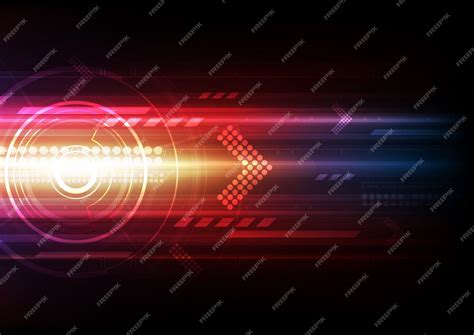 Premium Vector | Automation technology abstract background