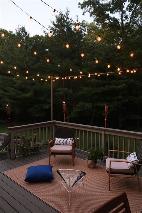 20+30+ String Lights On Deck Ideas – HOMYRACKS